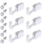Youery 6Pcs Disposable Ear Piercing Gun, Disposable Self Ear Piercing Gun Kit, Ear Studs No Pain Safety Ear Piercing Gun Kit Tool for Girls Boys Women Men