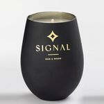 Signal Candles | Oud & Wood Scented Soy Australian-Made Candle 380gr [13.4oz]