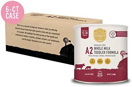 Serenity Kids 12+ Toddler Formula with Grass-Fed A2 Milk Powder - Easy to Digest, Clean Label Project Purity Award Certified - 12.7 Oz BPA-Free Can - 6 Count