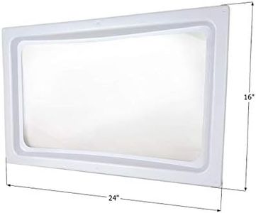 ICON 12149 RV Skylight Inner Dome, White, 24 Inch