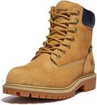 Timberland PRO Women's Direct Attach 6 Inch Steel Safety Toe Insulated Waterproof Industrial Work Boot, Wheat Nubuck, 9