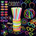 242Pcs Glow Sticks Bulk Party Favor