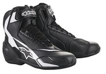 Alpinestars Men SP-1 V2 Vented Riding Shoes (43) (Black/White)