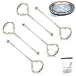 Pro Metal Paint Can Opener Paint Tool & Bottle Opener - Sturdy Steel Design - Lid Removal - Rust Resistant (5 PCS Pack) by Vintage | Tonality