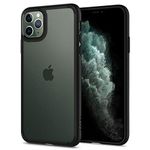 Spigen Ultra Hybrid Back Cover Case Compatible with iPhone 11 Pro Max (TPU + Poly Carbonate | Matte Black)