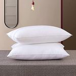 Microfiber Soft White Pillows | Pillows for Sleeping White - Set of 2 (Size - 16x24 Inches Or 40x60 cm) White