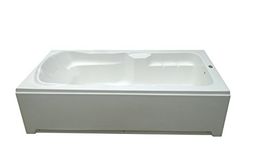 MADONNA Elegant Acrylic 6 feet Portable Bathtub for Adults (White)