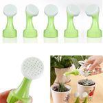 5 Pack Bottle Top Waterers Bottle Top Sprinkle DIY Small Watering Can Plastic Plant Waterers Plastic Bottles Sprinkler Head, Watering Bottle Tops Seedlings Top Nozzle Sprinkler Head for Flower Grass