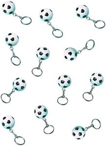 Anniversaire Kermesse - Pack de 12 Portes-Clés - 8 cm - Ballons de Football - Anniversaire Garçon