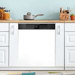 White Dishwasher Magnet Cover Refrigerator Panel Decal Deco for Cabinet Kitchen Laundry Room Gift 23 " x 26 "