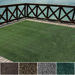 iCustomRug Indoor/Outdoor Turf Carpet & Rugs, Sythentic Grass in Lawn Green 6'X6' Low Pile Artificial Grass with Bound Pre-Finished Edges - Available in Many Custom Sizes and Widths