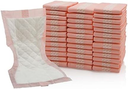 40 Extra Large Super-Absorbent Contoured Pad Liners - 7"X14" - Incontinence Liners - Postpartum Maternity Pad (40 Pack)
