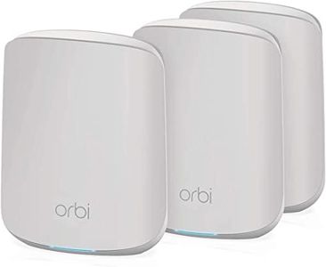 NETGEAR Orbi Whole Home WiFi 6 Dual-Band Mesh System (RBK353) | AX1800 Wireless Speed (Up to 1.8Gbps) | 3 Pack