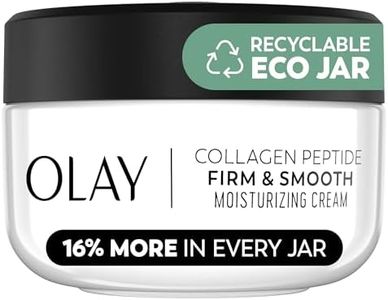 Olay Firm & Smooth Collagen Peptide Face Moisturizer, 2 oz Fragrance Free Firming Face Cream for Hydration and Skin Renewal, Recyclable Eco Jar Packaging