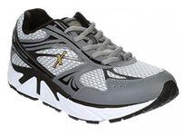 Xelero Genesis XPS Men's Athletic Shoe: Grey/Black 12 Wide (2E) Lace