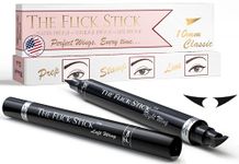 Eyeliner Stamp – Wingliner by Lovoir Black, waterproof, smudgeproof, winged long lasting liquid eye liner pen, Vamp style wings, 2 Pens In A Pack (10mm Classic, Midnight Black)