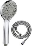 KAIYING Handheld Shower Head with 5 Spray Setting Modes, Water Saving Showerhead, Multi-Functions, Bathroom Accessories w/ 59'' Hose, Chrome (C:Shower Head+Hose)