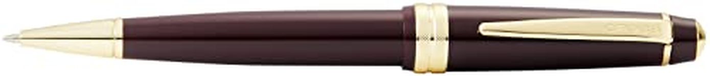 Cross Bailey Light Polished Burgundy Resin and Gold Tone Ballpoint Pen