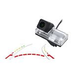 Vlicevrn HD Full Vehicle Car Rear View Camera Dynamic Trajectory Tracks Line Night Vision Backup Parking Camera for Toyota REIZ 4D MK1 / Mark X 4D MK1 / Prius / Land Cruiser LC100 LC120 LC200/Prado