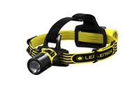 Ledlenser ATEX EXH8R - Rechargeable Outdoor LED Head Torch, Super Bright 200 Lumens Headlamp, 130 Meter Focus, Water Resistant (IP66), Up to 45 Hours Running Time