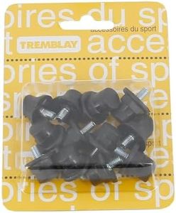 Tremblay - Nylon 13/16 crampons/12 - Crampons Football Nylon - Noir - Taille 13-16