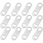 12 Pcs Heavy Duty Bar Blade Bottle Openers Stainless Steel Beer-Cap Openers Bottle Cap Removers for Beer Soda Bottle