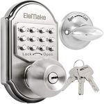 Keyless Entry Keypad Deadbolt Door Lock 304 Stainless Steel 100% Mechanical - No Risk of Low Power