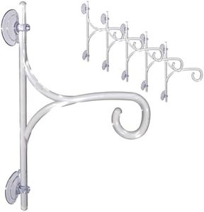 Audubon Clear Glass 11.5 in. H Window Plant Hanger 1 pk