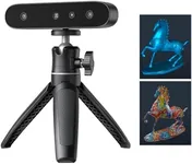 Creality CR-Ferret SE 3D Scanner for 3D Printing, Anti-Shake, 0.1Mm Precision, 30FPS Scanning Speed, Full-Color, Upgraded Desktop 3D Scanner for Body Hair Black Metal Non-Reflective Objects