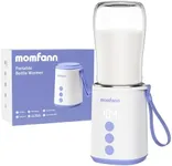 MOMFANN Portable Bottle Warmer, Travel Baby Bottle Warmer for Breastmilk On The Go, Leak-Proof, 2 Modes Fast Heating for Philips Avent, Dr. Brown, Lansinoh, Medela, Tommee Tippee, Comotomo