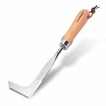 SHANFEEK Crack Weeder Weed Remover Tool for Garden Yard Weed Puller Hoe Gardening Tools Stainless Steel One-Piece Molding(L-Type)