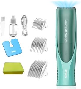 Bufccy Baby Hair Clippers, Low Noise Electric Vacuum Baby Hair Clippers for Kids, Waterproof, Rechargeable Hair Cutting Kit, Cordless Hair Trimmer for Toddlers & Children