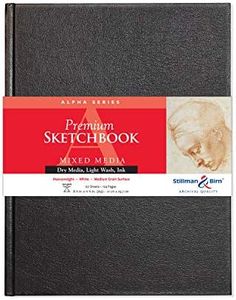 Stillman & Birn Alpha Series Hardbound Sketchbook, A4 (8.25" x 11.75"), 150 GSM (Heavyweight), White Paper, Medium Grain Surface