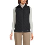 Lands' End Women's Insulated Vest, Black, Large