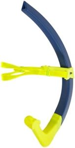 Aquasphere Focus Small Fit Swim Snorkel, Navy/Bright Yellow