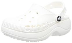 Crocs Women White Baya Clog 208186-100-W8