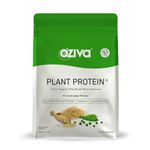OZiva Plant Protein for Everyday Fitness | Protein - Pea Isolate | Complete 30g Plant Protein Powder | No Added Sugar, Certified Clean & Vegan (Unflavoured, 1kg)