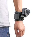 SUREWO Wrist Strap Mount Compatible with GoPro Hero 13/12/11/10/9/8/7//6/5 Black,DJI Osmo Action 4/3,Insta 360 ONE R,AKASO/Campark and More