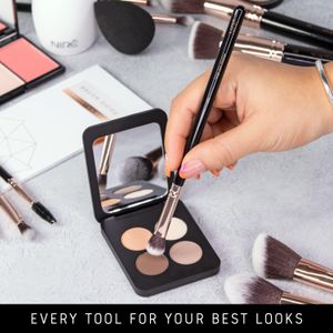 Niré Beauty 15-Piece Makeup Brush Set – Professional Face & Eye Brushes