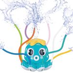 OctoSplash® Blue Sprinkler Octopus | Children Water Game | Water Spray Octopus | Easy Installation | Fun & Playful Toys | Outdoor Games for Kids | OriginalCorner®