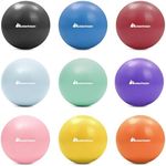 Meteor Mini Anti-Burst Pilates Ball (25cm) - Small Swiss Ball, Exercise Ball, Fitness Ball, Barre Ball - Ideal for Yoga, Pilates, Physiotherapy, Posture & Relaxation