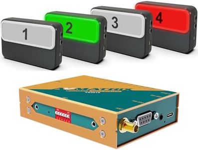 AVMATRIX TS3019-4 Tally Light System,1Tally Box + 4 Lamps System on Air Lamp Studio Camera for Live Shooting,Support RS-232 RS-485 VMIX