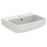 Ideal Standard i.Life S 50cm Compact Bathroom Sink/Basin, 1 tap Hole, T518501, White