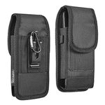 Luxmo Rugged Heavy Duty Cell Phone Carrying Holder Belt Clip Holster Case Pouch for Motorola moto g power 5G (2024) moto g 5G (2024) moto g play (2024) Motorola edge (2023) Motorola G Stylus 5G (2023)