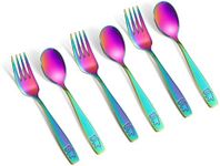 Pimoys 6 Pieces Toddler Utensils Ki