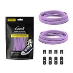 Xpand No Tie Shoelaces System with Elastic Laces - One Size Fits All Adult and Kids Shoe