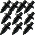 10x 6mm Motorcycle/Bike/ATV Quad Trims and Fenders/Fairings - Plastic R.