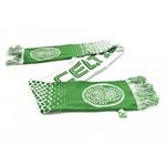 Celtic FC Official Soccer Fade Jacquard Scarf (One Size) (Green/White)