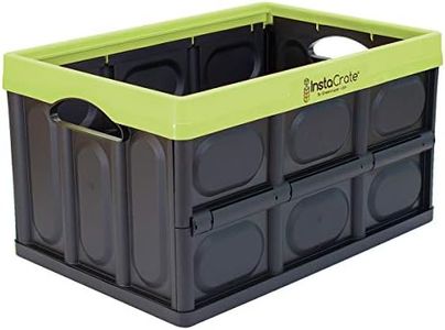 Genuine Instacrate Collapsible Crate Storage Solution 46 Litre,Made in USA Green