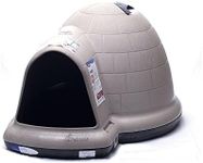 Petmate Indigo Dog House (Igloo Dog House, Made in USA with 90% Recycled Materials, All-Weather Protection Pet Shelter) for Large Dogs 50 to 90 pounds, Made in USA